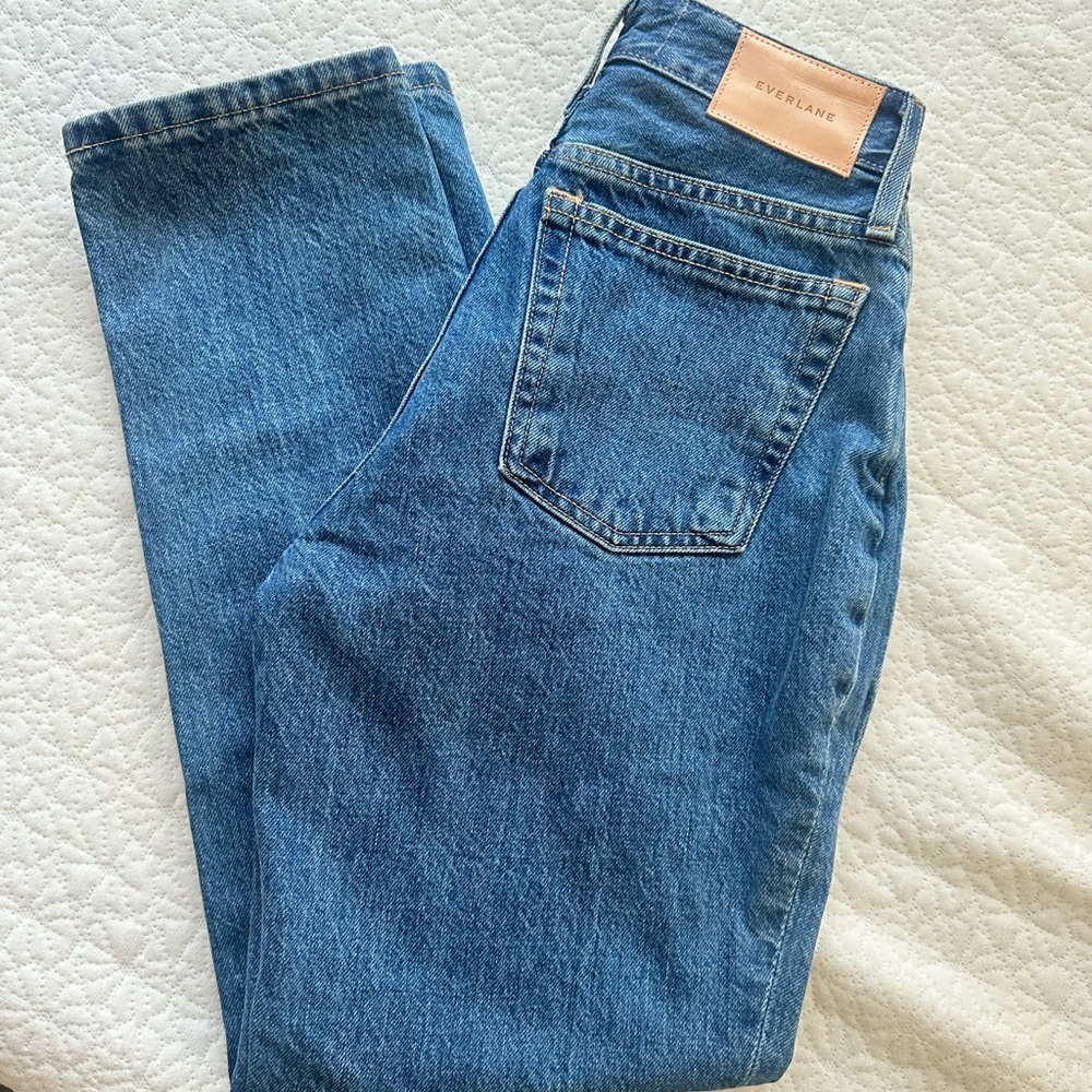 Everlane the curvy 90s cheeky Blue Jeans
